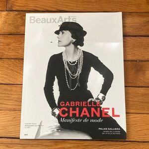 Gabrielle Chanel Fashion Exhibit Book - Black, White & Red Cover